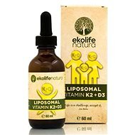 Ekolife Natura Liposomal Vitamin K2 + D3 60ml (Lipozomální vitamín K2+ D3) - Vitamíny