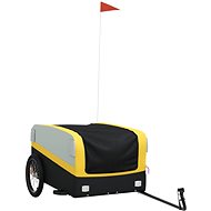 Shumee Bicycle trolley black and yellow, 45 kg, iron, 94050 - Bicycle Trailer