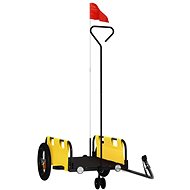 Shumee Bicycle Trolley 94183 yellow, oxford cloth and iron - Bicycle Trailer