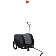 Shumee Bicycle Trolley 123 × 52 × 53 cm, 94143 black, 30 kg, iron - Bicycle Trailer