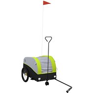 Shumee Bicycle Trolley 123 × 52 × 53 cm, 94144 black and green, 30 kg, iron - Bicycle Trailer