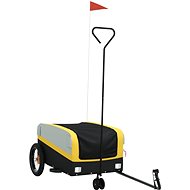 Shumee Bicycle trolley 122 × 53 × 53 cm, 94057 black and yellow, 30 kg, iron - Bicycle Trailer