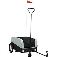 Shumee Bicycle trolley 122 × 53 × 53 cm, 94056 black and grey, 30 kg, iron - Bicycle Trailer