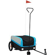 Shumee Bicycle trolley 122 × 53 × 53 cm, 94058 black and blue, 30 kg, iron - Bicycle Trailer