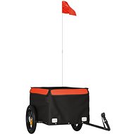 Shumee Bicycle trolley 30 kg, 94075 black and orange, iron - Bicycle Trailer