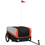Shumee Bicycle trolley black and orange, 45 kg, iron - Bicycle Trailer