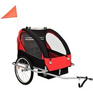 Shumee 2in1 Bike and Stroller Trolley, black and red - Bicycle Trailer
