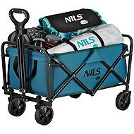 Nils Camp NC4306 Folding camping trolley, turquoise - Collapsible Cart
