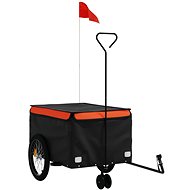 Shumee Bicycle trolley 45 kg, black and orange, iron, 94110 - Bicycle Trailer