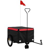 Shumee Bicycle trolley 45 kg, black and red, iron - Bicycle Trailer
