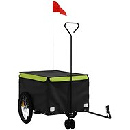 Shumee Bicycle trolley 45 kg, black and green, iron - Bicycle Trailer