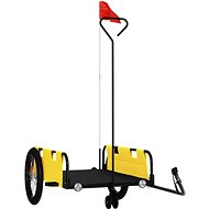 Shumee Bicycle trolley oxford cloth and iron, yellow and black - Bicycle Trailer
