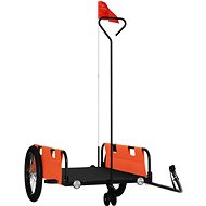 Shumee Bicycle trolley Oxford fabric and iron, orange and black - Bicycle Trailer