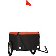 Shumee Bicycle trolley black and orange 45 kg iron, 94089 - Bicycle Trailer
