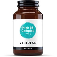 Viridian High Five B5 B Complex + Magnesium Ascorbate 90 capsules (High Five B5 B Complex + Vit C 90 - B Complex