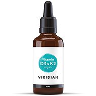 Viridian Vitamin D3 & K2 liquid 50 ml - Vitamin D3