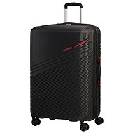 American Tourister Triple Trace SPINNER 76/28 TSA EXP Black/Red L - Suitcase