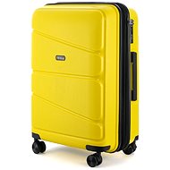 V&V TRAVEL Peace Yellow - Suitcase