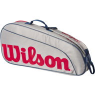 Wilson Junior 3 Pack Grey Eqt/Red - Sports Bag