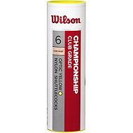 Wilson Championship 6 pcs 77 yellow - Shuttlecock