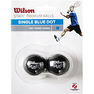 Wilson Staff Squash 2 Ball BL DOT - Squash Ball