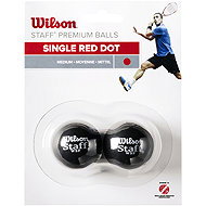 Wilson Staff Squash 2 Ball Red DOT - Squash Ball
