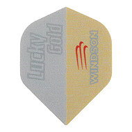WINDSON LUCKY GOLD plastic squares 9 pcs - Dart Flights