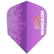 WINDSON plastic dart flights, Lavender, 9 pcs - Dart Flights