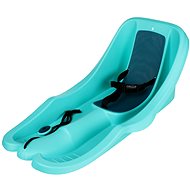 Merco Baby Rider plastic bobsleigh titanium blue - Bobsled