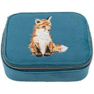 Wrendale Designs Embroidered Travel Jewellery Case Fox - Travel Case