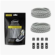 Laceless Xpand light grey reflective - Shoe Laces