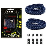 Laces Xpand navy blue reflective - Shoe Laces