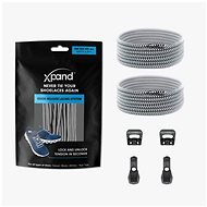 Tightening elastic laces Xpand light grey - Shoe Laces