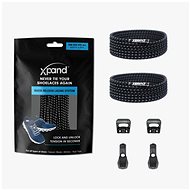 Tightening elastic laces Xpand black reflective - Shoe Laces