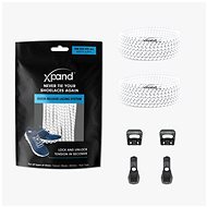 Tightening elastic laces Xpand white reflective - Shoe Laces