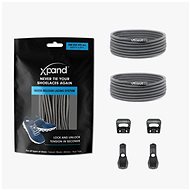 Tightening elastic laces Xpand dark grey - Shoe Laces