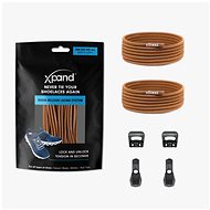 Tightening elastic laces Xpand full brown - Shoe Laces