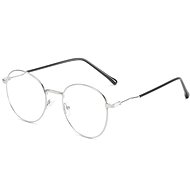 Veyrey photochromic blocking blue light oval Deug silver - Computer Glasses