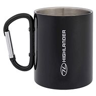 HIGHLANDER Mug with carabiner 300 ml, black - Thermos