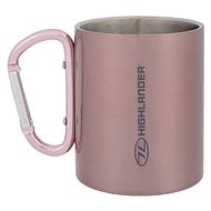 HIGHLANDER Mug with carabiner 300 ml, pink - Thermos