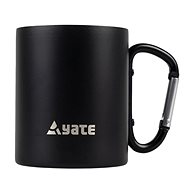 Yate Mug with carabiner 0,3 l black - Thermal Mug