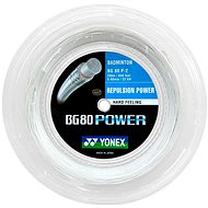 Yonex BG 80 POWER, 0,68mm, 200m, WHITE - Badminton Strings