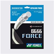 Yonex BG 66 FORCE, 0,65mm, 10m, WHITE - Badminton Strings