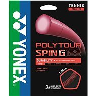 Yonex Poly Tour SPIN G, 1,25mm, 12m, Dark Red - Tennis Strings