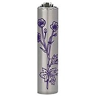Flamagas S. A. Clipper MetalC. Elegant Plants, silver flower pattern 1 - Lighter