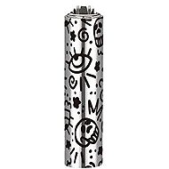 Flamagas S. A. Clipper MetalC. Miscellaneous, silver skull - Lighter