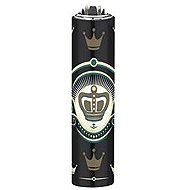 Flamagas S. A. Clipper MetalC. The Crown, black crown pattern 2 - Lighter