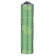 Flamagas S. A. Clipper MetalC. Summer Pattern, green - Lighter