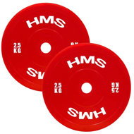 HMS TPP02 Technical disc PE 2 × 2,5 kg - Gym Weight