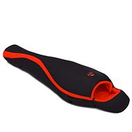 Zulu Ultralight sleeping bag 700 / 175 cm, left, red/black - Sleeping Bag